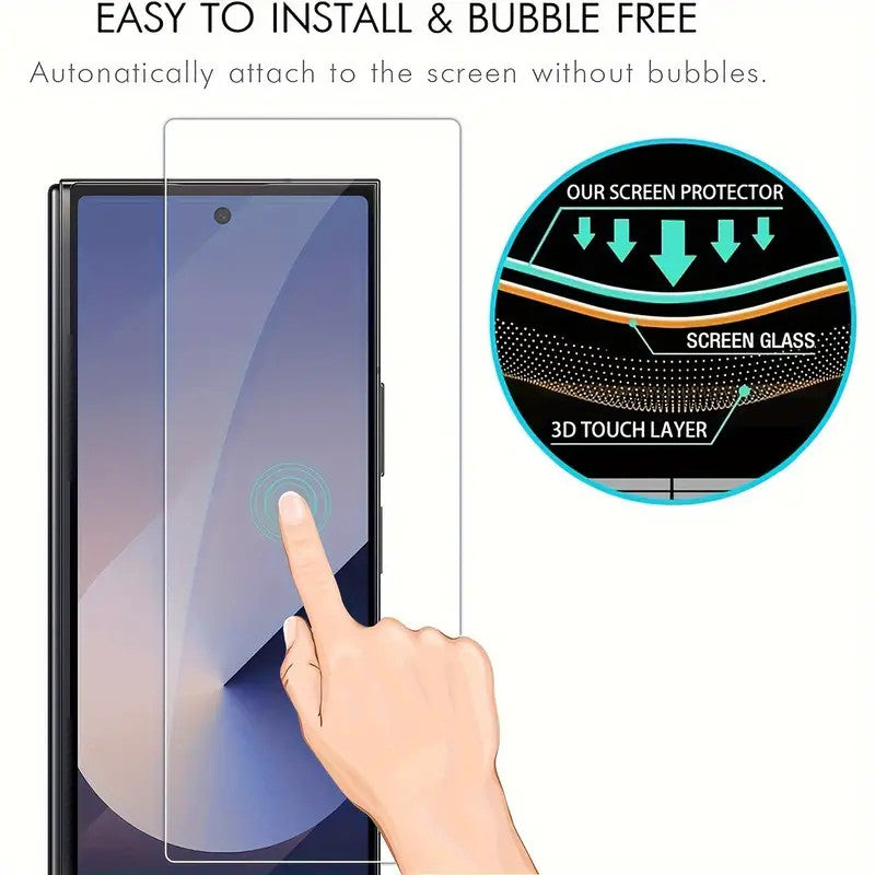 (Lot de 2) Protecteur d'écran en verre trempé pour Samsung Galaxy Z Fold 6 5G (Lot de 2) Protecteur d'écran en verre trempé pour Samsung Galaxy Z Fold 6 5G